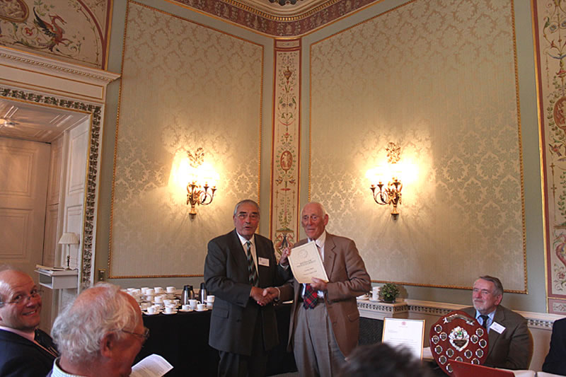CA Merit Award to Stephen Read (right) by Quiller Barrett (President - right) 