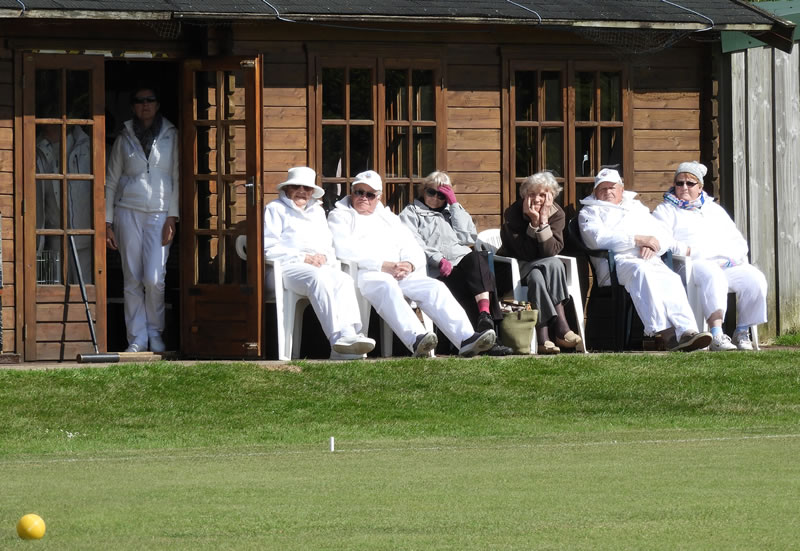 The last game was played in front of cold but enthralled members